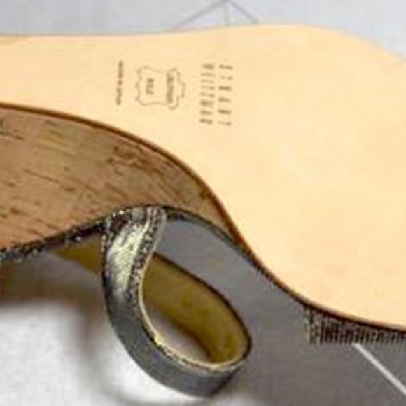 ๐๐ท๏ธ Multicoloured Glitter Sparkling Cork Wedges by Stuart Weitzman - Picture 8 of 11